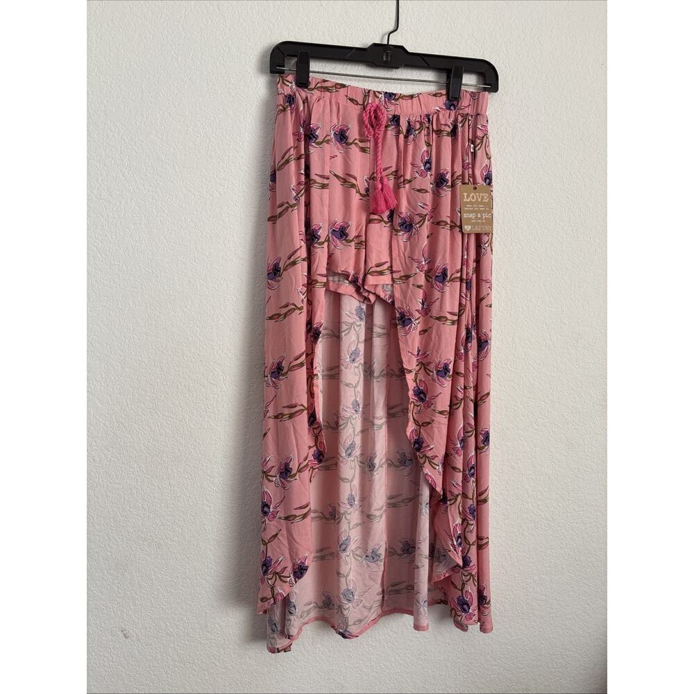 Girls Medium Skort Skirt Pink NWT